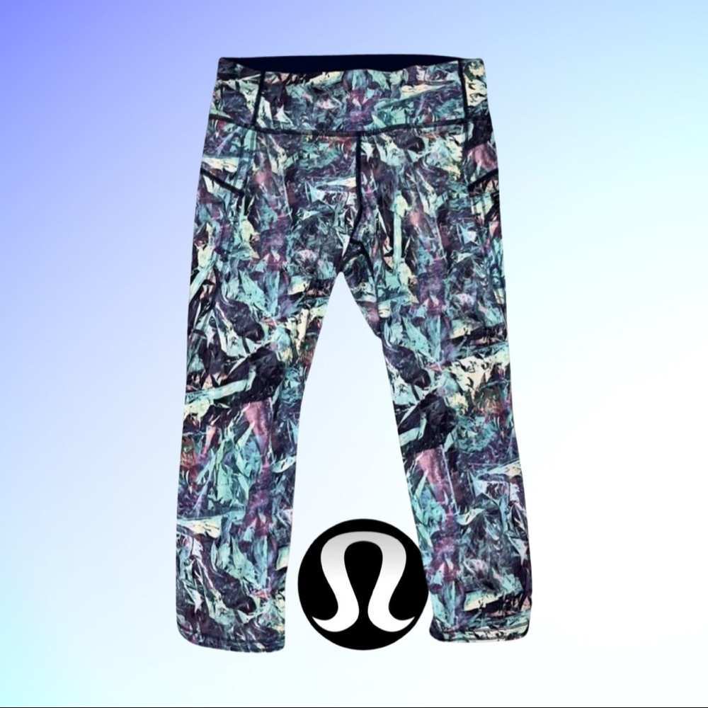 lululemon athletica Multicolor Patterned Leggings